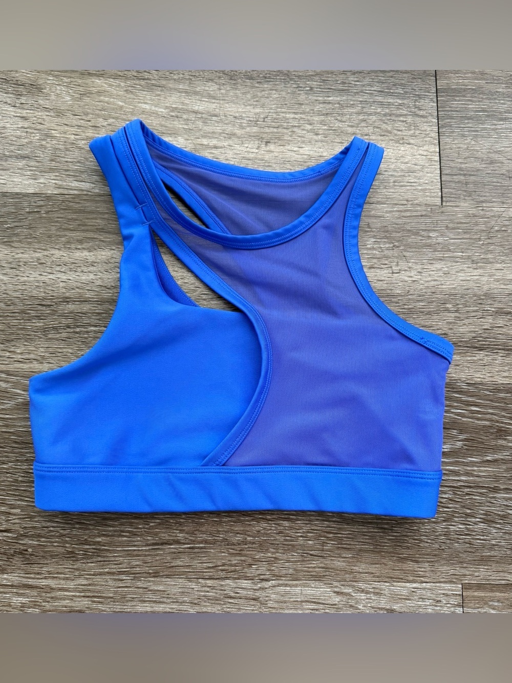 FINAL SALE Alo Yoga Airlift Crescent Sports Bra Royal Blue - Picture 5 of 7
